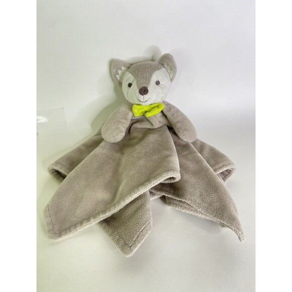 Honey Bunny Fox Wolf Puppy Dog Lovey Gray White Baby...